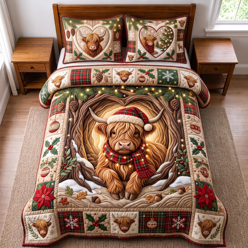 Cozy Highland 3-Piece Quilted Bedding Set GFTOMA14303