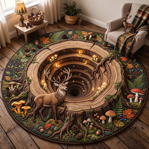 Forest Portal Quilted Round Mat GFTOMA14306