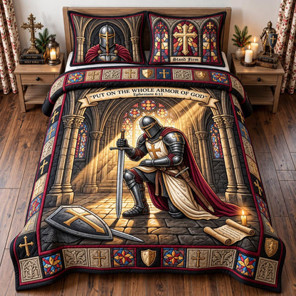 Christian Knight 3-Piece Quilted Bedding Set GFTOMA14628