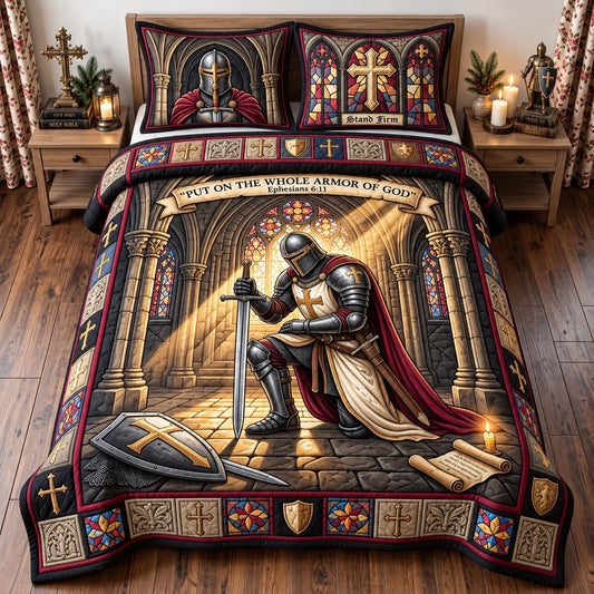 Christian Knight 3-Piece Quilted Bedding Set GFTOMA14628