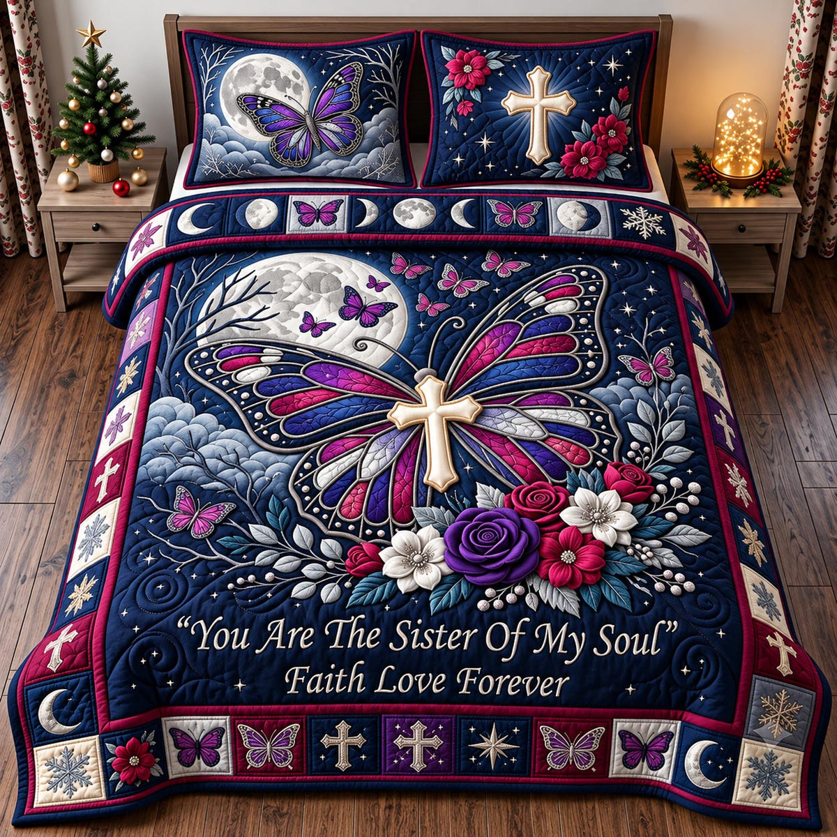 Soul Sister 3-Piece Quilted Bedding Set GFTOMA14631