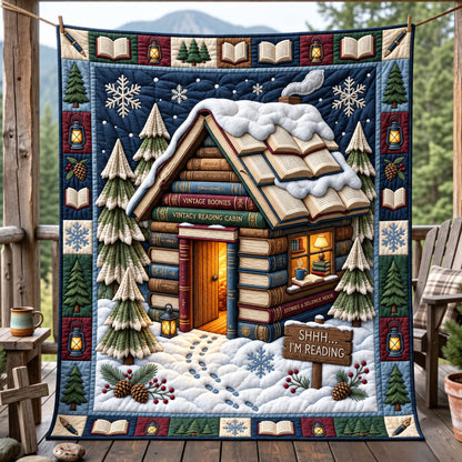 Reading Cabin Quilted Blanket GFTOMA14656