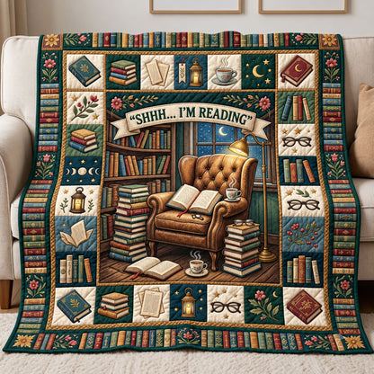 Cozy Reading Quilted Blanket GFTOMA14657