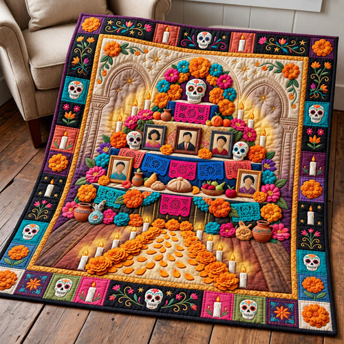 Family Ofrenda Quilted Blanket GFTOMA14660