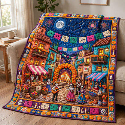 Muertos Village Quilted Blanket GFTOMA14662