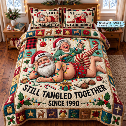 Tangled Together 3-Piece Quilted Bedding Set QTCUZ GFTOMA14731