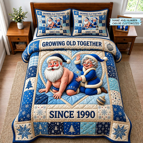 Growing Together 3-Piece Quilted Bedding Set QTCUZ GFTOMA14736