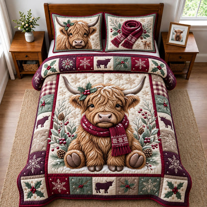 Winter Highland 3-Piece Quilted Bedding Set GFTOMA14741