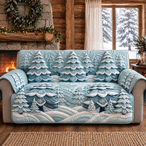 Winter Forest Quilted Sofa Cover GFTOMA14747