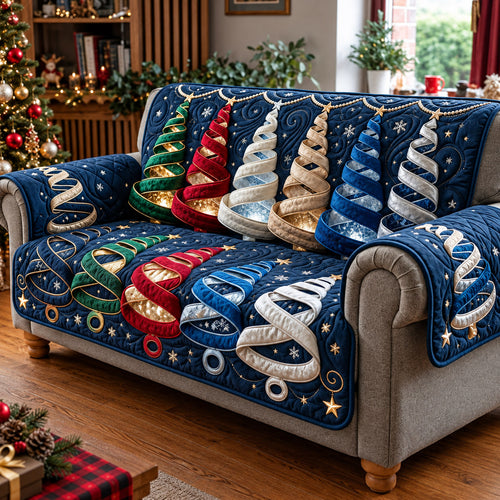 Christmas Stocking Quilted Sofa Cover GFTOMA14748