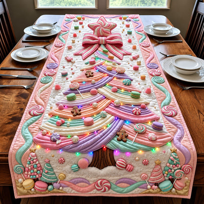 Pastel Candy Tree Quilted Table Runner GFTOMA14755