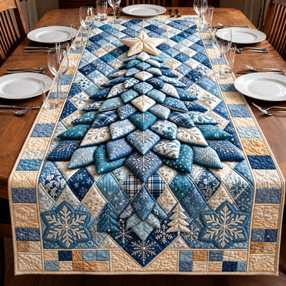Winter Crystal Tree Quilted Table Runner GFTOMA14758