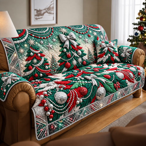 Ornament Tree Quilted Sofa Cover GFTOMA14776