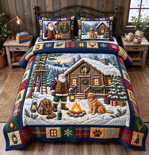 Hunting Cabin 3-Piece Quilted Bedding Set GFTOMA14834