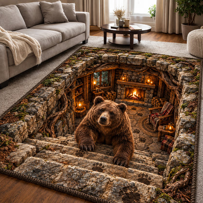 Bear Cabin Area Rug GFTOMA15016