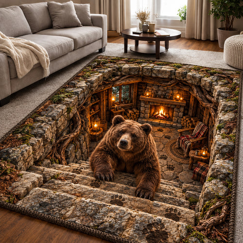 Bear Cabin Area Rug GFTOMA15016