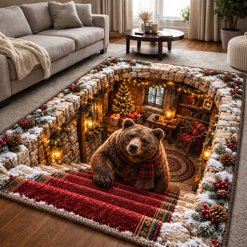 Winter Bear Area Rug GFTOMA15017