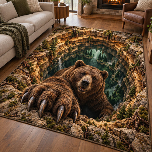Cave Bear Area Rug GFTOMA15018