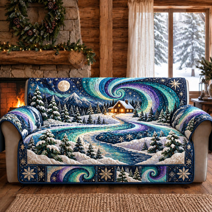 Aurora Cabin Quilted Sofa Cover GFTOMA15029