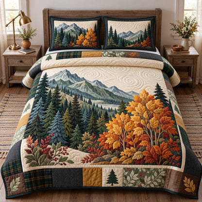 Fall Mountain 3-Piece Quilted Bedding Set GFTOMA15196