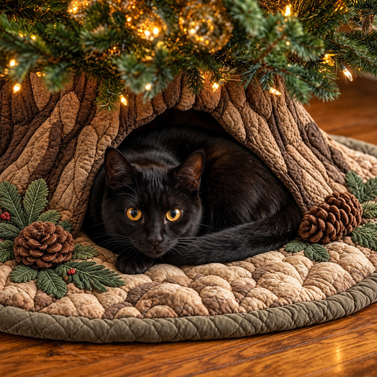 Animal Den Quilted Tree Skirt GFTOMA15262
