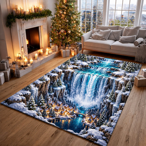 Winter Waterfall Area Rug GFTOMA15227