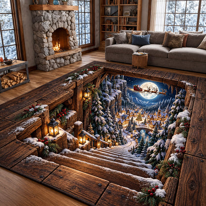 Christmas Stairway Area Rug GFTOMA15229