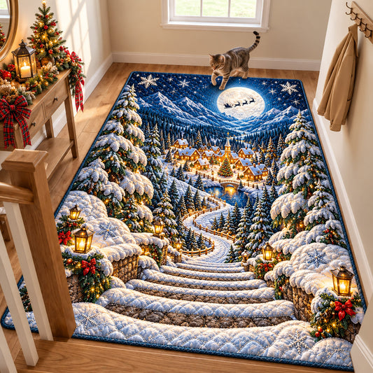 Winter Village Stairway Area Rug GFTOMA15231