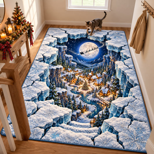 Frozen Christmas Canyon Area Rug GFTOMA15232