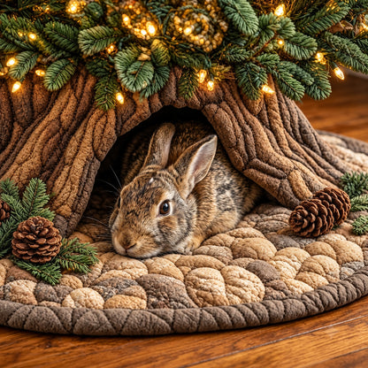 Rabbit Den Quilted Tree Skirt GFTOMA15260