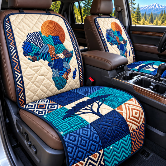 African Patchwork Quilted Car Seat Protector GFTOMA15311