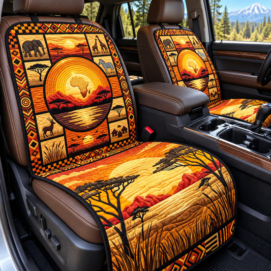 Safari Sunset Quilted Car Seat Protector GFTOMA15312