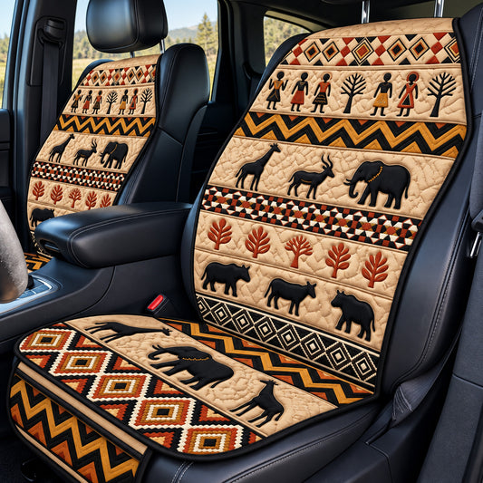 African Wildlife Quilted Car Seat Protector GFTOMA15313