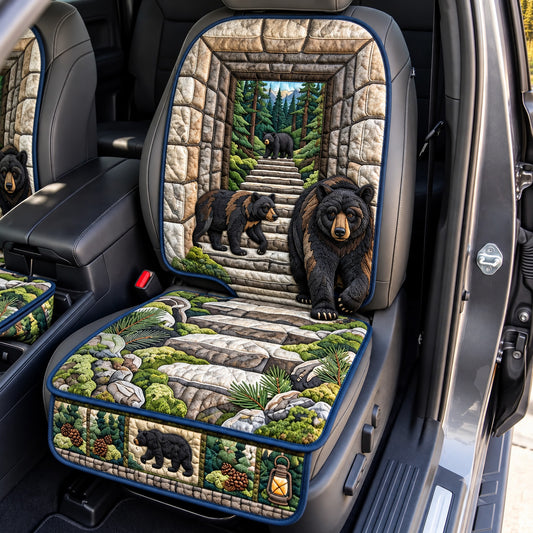 Forest Bear Quilted Car Seat Protector GFTOMA15318