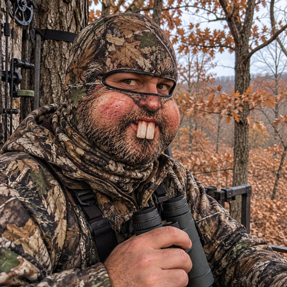 Camo Hunting Funny Face Mask GFTOMA15348