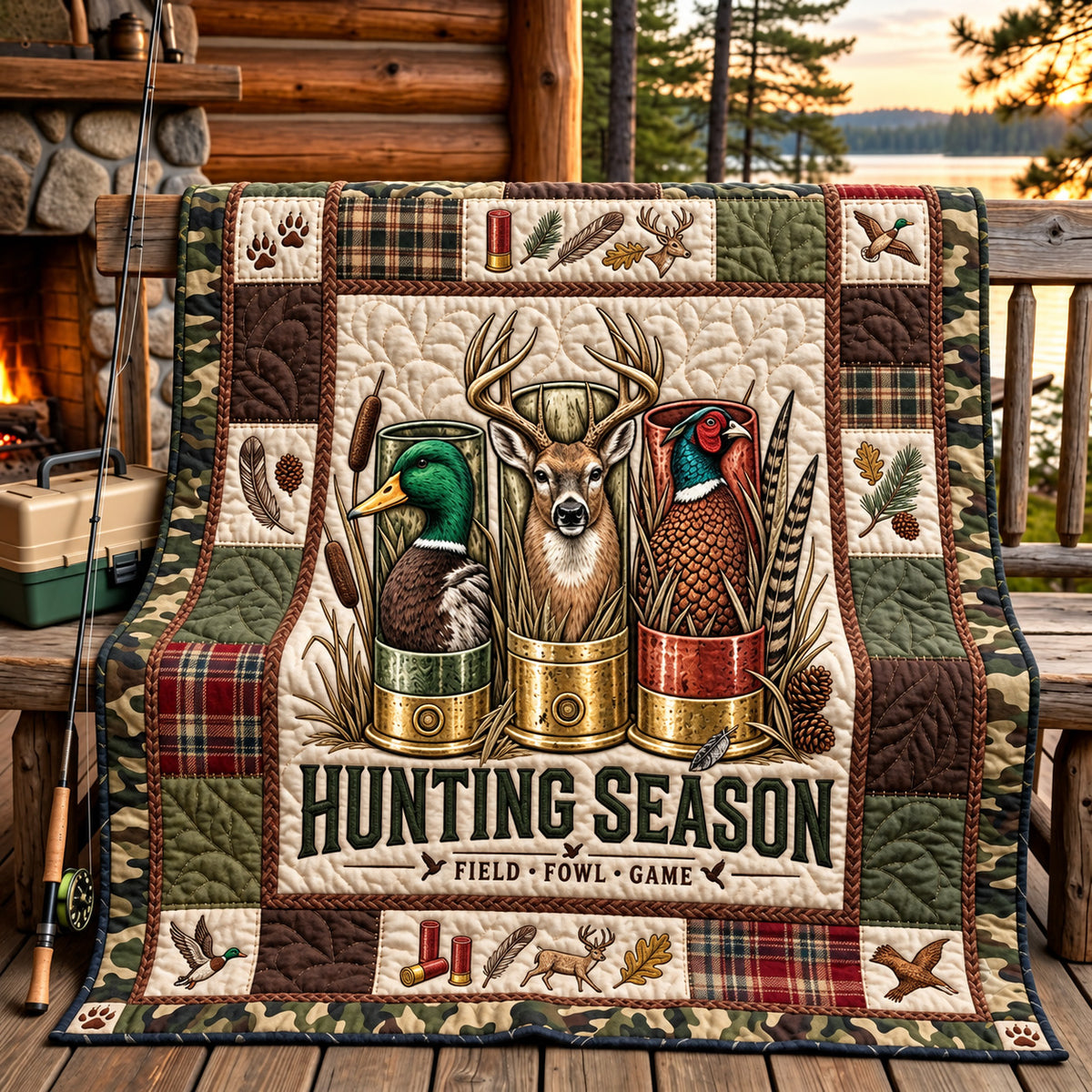 Hunting Season Quilted Blanket GFTOMA15370