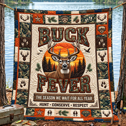 Buck Fever Quilted Blanket GFTOMA15371