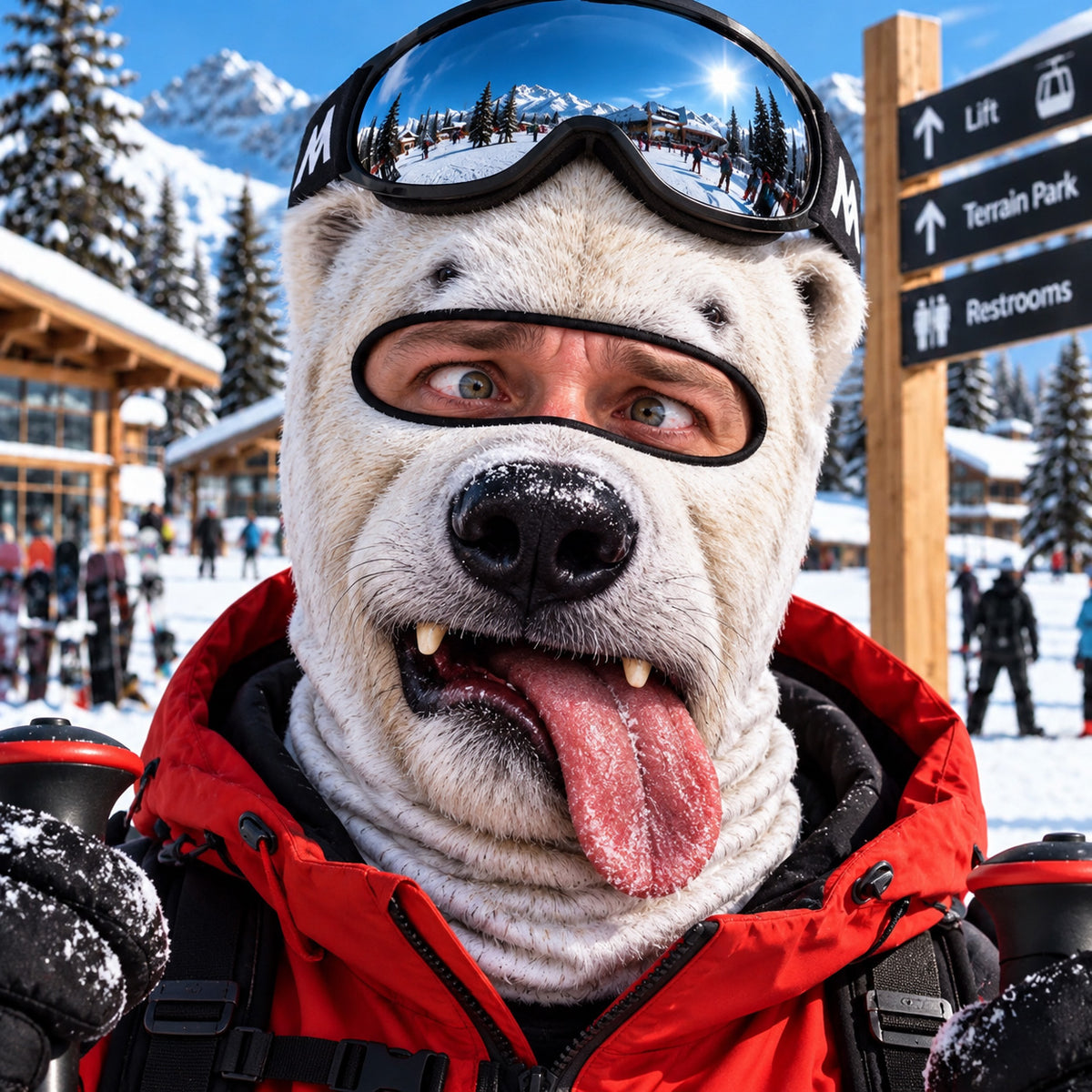 Goofy Ski Funny Face Mask GFTOMA15421
