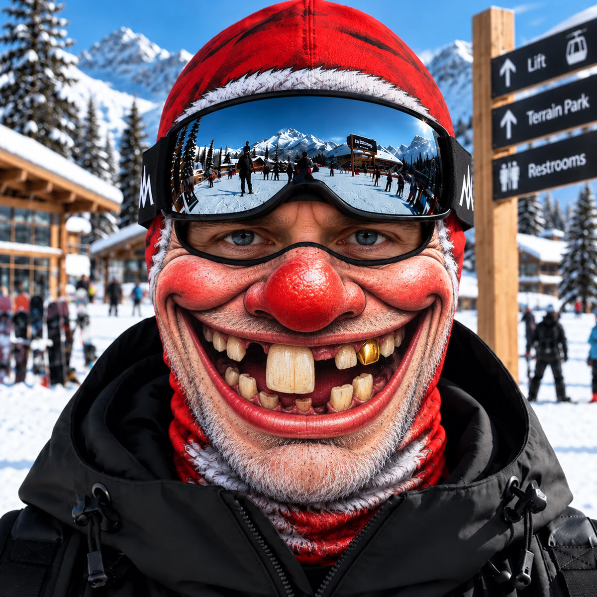 Goofy Ski Funny Face Mask GFTOMA15421