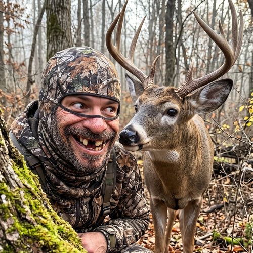Camo Hunting Funny Face Mask GFTOMA15430