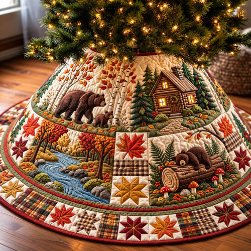 Woodland Quilted Tree Skirt GFTOMA15441