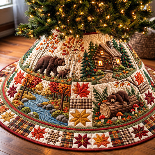 Woodland Quilted Tree Skirt GFTOMA15441