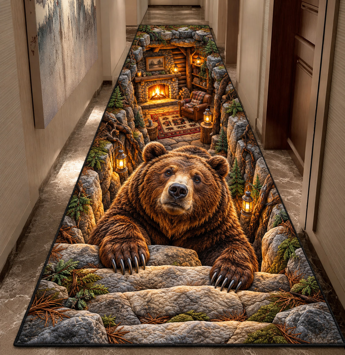 Bear Lodge Runner Rug GFTOMA15447