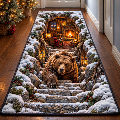 Winter Bear Runner Rug GFTOMA15448