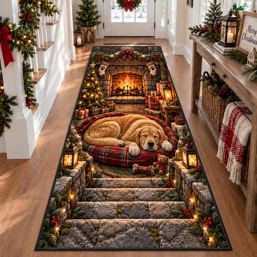 Cozy Dog Cabin Runner Rug GFTOMA15449