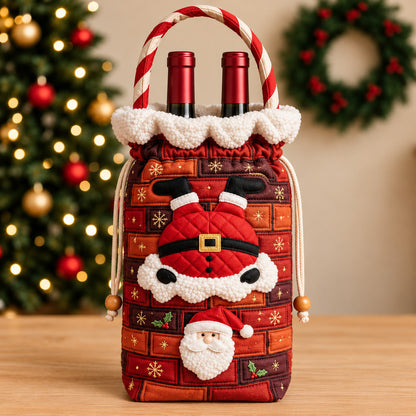 Santa Suit Quilted Bottle Carrier Bag GFTOMA15465