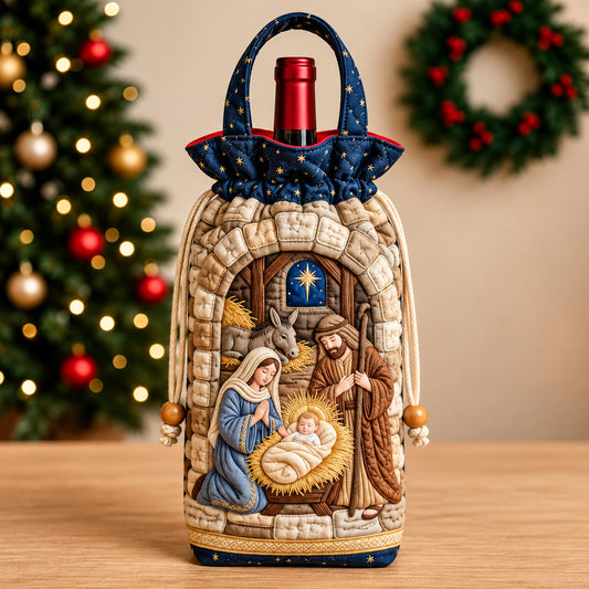 Holy Family Quilted Bottle Carrier Bag GFTOMA15485