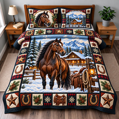 Winter Ranch 3-Piece Quilted Bedding Set GFTOMA15517