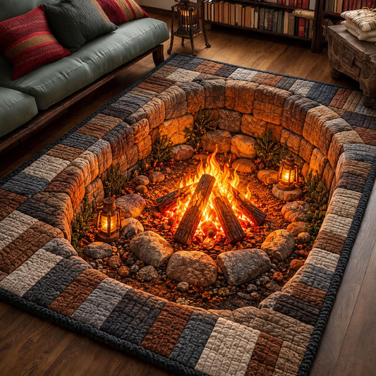 Stone Firepit Area Rug GFTOMA15566