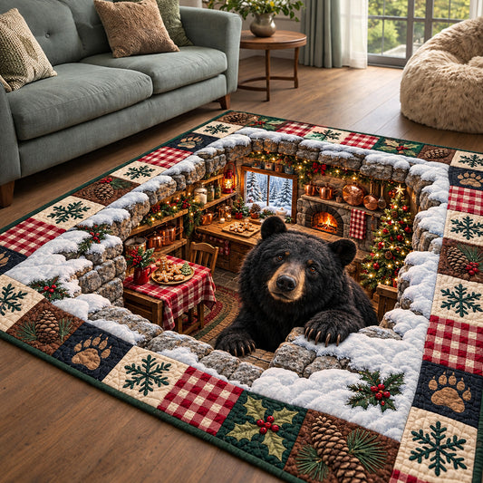 Christmas Bear Area Rug GFTOMA15572